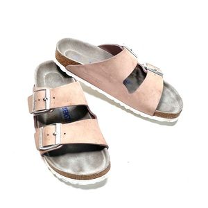 BIRKENSTOCK Arizona Leather suede sandal slide on flip flops